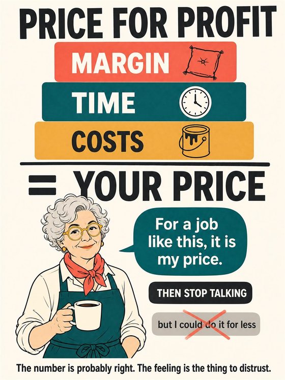 An older adult calmly comparing two options at a table with a calculator and clearly separated categories, no visible currency amounts.