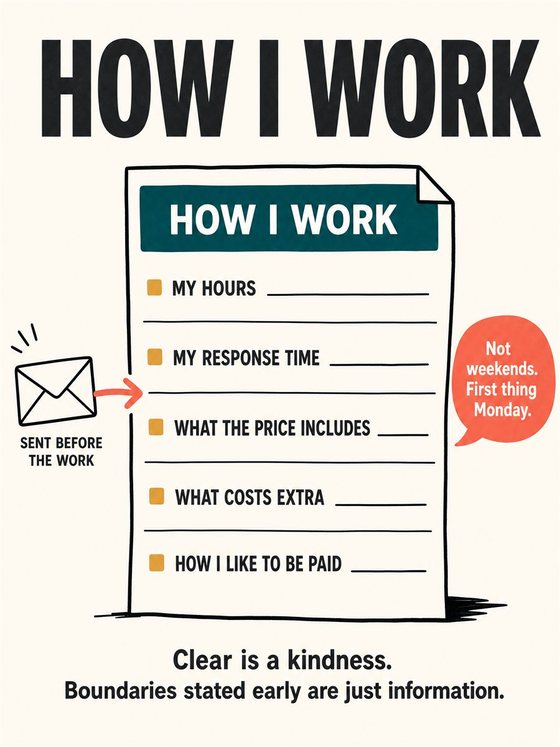 An older adult working through the practical decision represented by “deliver well without creating another full-time job,” using a clear sequence, supportive environment, and realistic everyday tools.