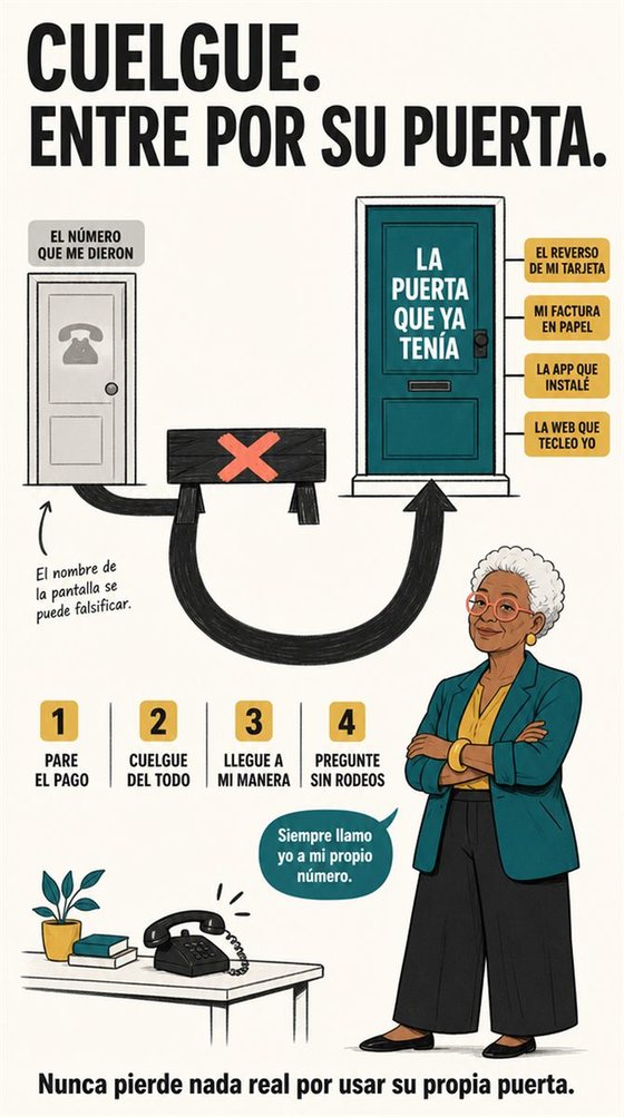 Una persona mayor resuelve con calma la decisión práctica que representa «la costumbre de comprobar», siguiendo una secuencia clara, en un entorno acogedor y con herramientas cotidianas.