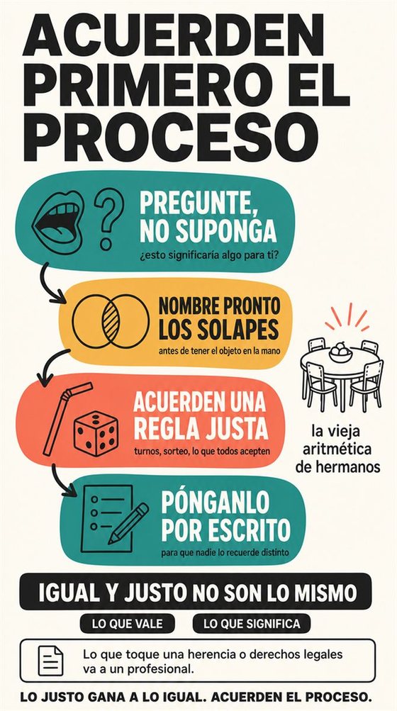 Una persona mayor usa una tableta para convertir una pregunta práctica en una respuesta clara, con señales visuales sencillas de pregunta, ajuste y comprobación.