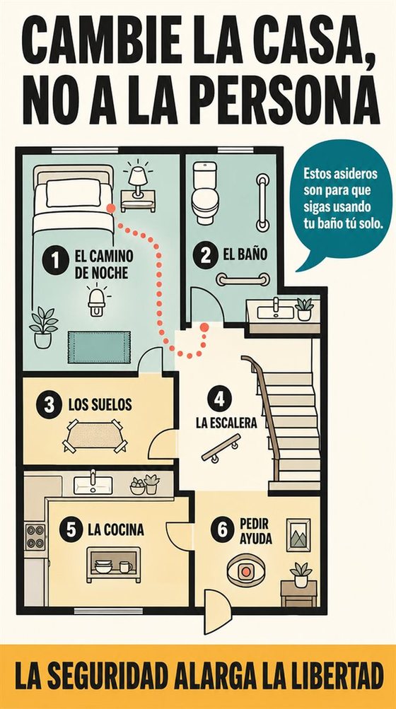 Una persona que cuida y su ser querido mayor repasan juntos un plan de cuidados práctico que equilibra el apoyo, la autonomía y el descanso.