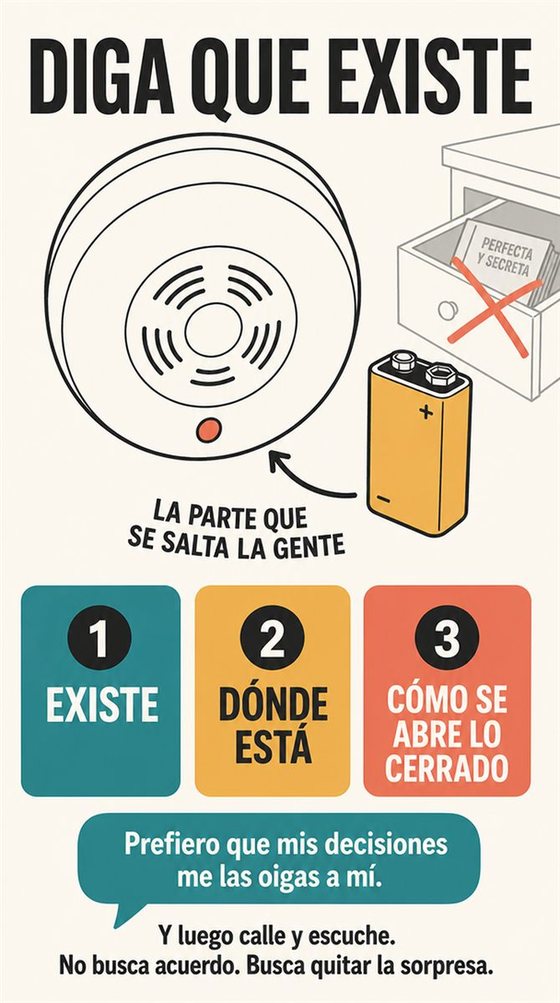 Una persona mayor usa una tableta para convertir una pregunta práctica en una respuesta clara, con señales visuales sencillas de pregunta, ajuste y comprobación.