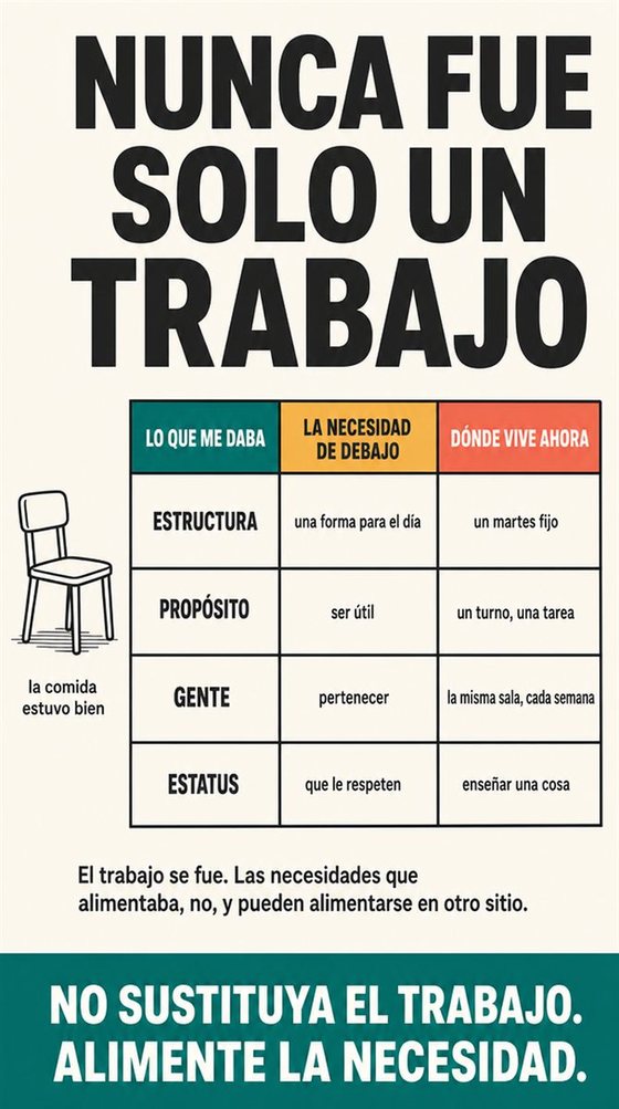 Una persona mayor organiza su semana en torno al propósito, las relaciones, la salud, el aprendizaje y el descanso después de dejar su papel laboral.