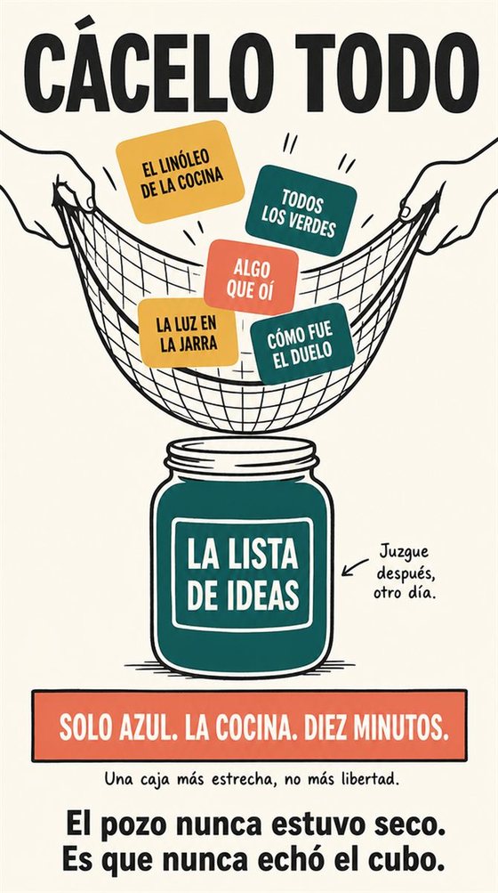 Una persona mayor practica una destreza nueva en sesiones cortas y concentradas, con un progreso visible a lo largo de varios intentos.