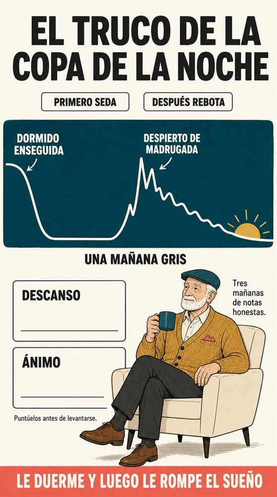 Una persona mayor pone nombre a lo que siente y elige apoyarse en alguien, con el cuerpo tranquilo y una simbología que no estigmatiza.