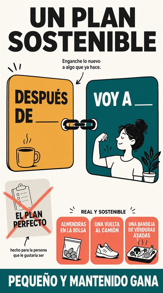 Una persona mayor usa una tableta para convertir una pregunta práctica en una respuesta clara, con señales visuales sencillas de pregunta, ajuste y comprobación.