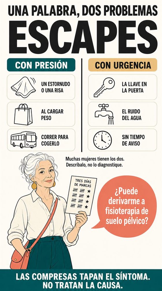 Una persona mayor prepara sus preguntas y una hoja breve de información antes de una cita médica, sin imágenes de pruebas ni de diagnósticos.