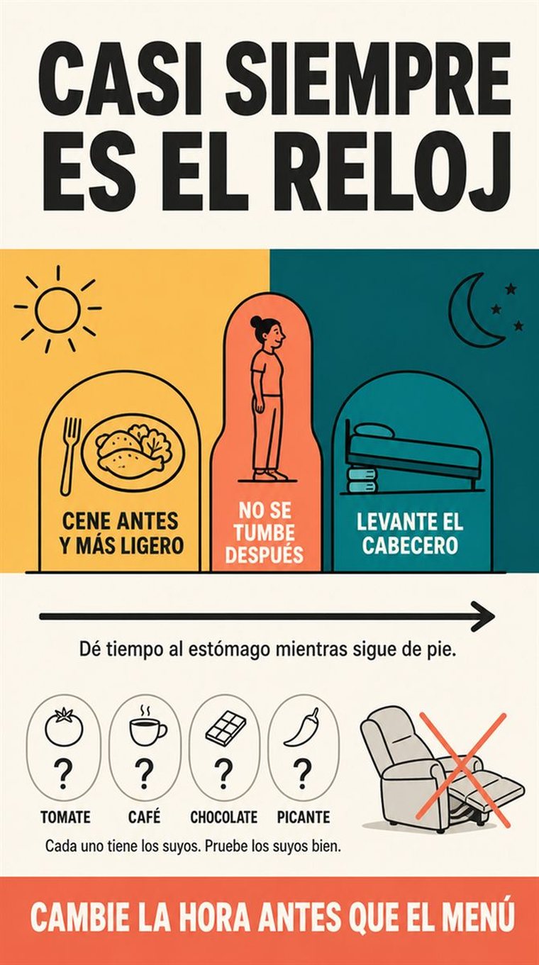 Una persona mayor ajusta las comidas, los líquidos, el movimiento y los horarios para estar más cómoda con su digestión, con un flujo simbólico y suave en lugar de anatomía.